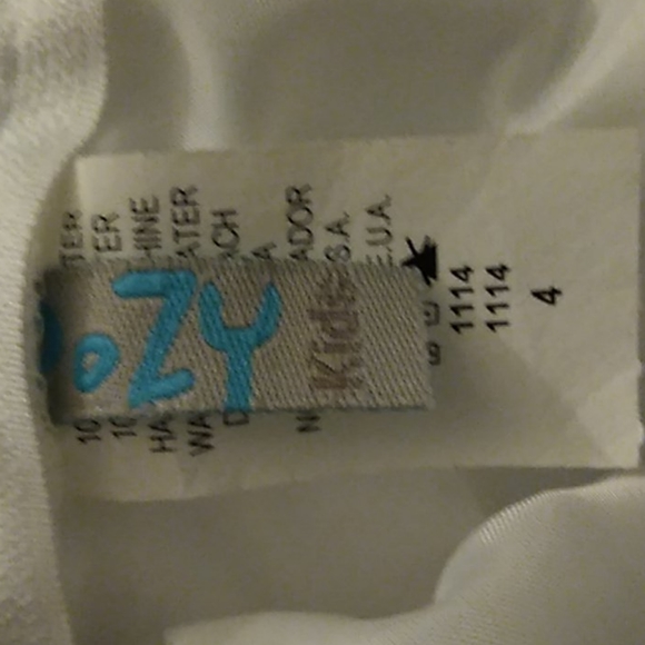 Flower Girl White Formal Dress WEDDING Size 4 - Picture 8 of 8